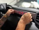 TOYOTA Dashboard Lettering Vinyl Overlays - Multiple Colors Available | Toyota Tundra (2022-2023)