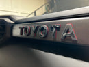 TOYOTA Dashboard Lettering Vinyl Overlays - Shadow Black | 2023+ Toyota Sequoia