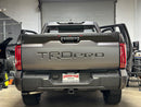 "TRD PRO" Tailgate Lettering Vinyl Overlay - Shadow Black | 2022-2023 Toyota Tundra