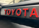 TOYOTA Dashboard Lettering Vinyl Overlays - Multiple Colors Available | Toyota Tundra (2022-2023)