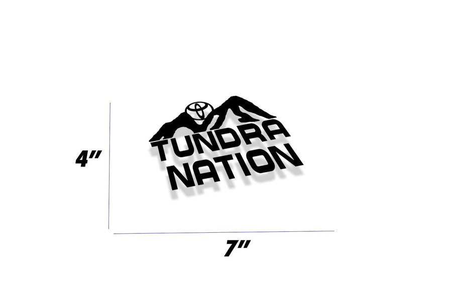 7" Tundra Nation Vinyl Decal