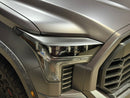 Satin Black Headlight Eyelid Vinyl Overlays | 2022+ Toyota Tundra