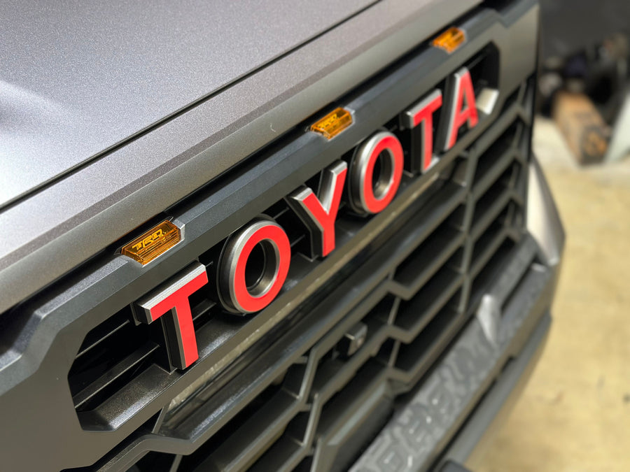 TRD Pro Grille Lettering Vinyl Overlays - All Colors | Toyota Tundra (2022-2023