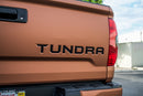 "Tundra" Tailgate Lettering Vinyl Overlay | 2014-2021 Toyota Tundra