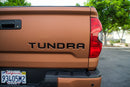 "Tundra" Tailgate Lettering Vinyl Overlay | 2014-2021 Toyota Tundra